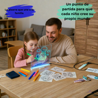 Pizarra led - Incluye 7 rotuladores + 12 plantillas de regalo