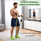 Set de Bandas de Resistencia con Accesorios + Guía de Ejercicios ¡GRATIS!