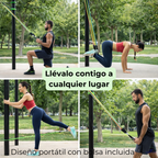 Set de Bandas de Resistencia con Accesorios + Guía de Ejercicios ¡GRATIS!