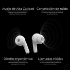 Auriculares inalámbricos PRO con pantalla y cancelación de ruido