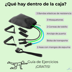 Set de Bandas de Resistencia con Accesorios + Guía de Ejercicios ¡GRATIS!