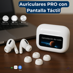 Auriculares inalámbricos PRO con pantalla y cancelación de ruido