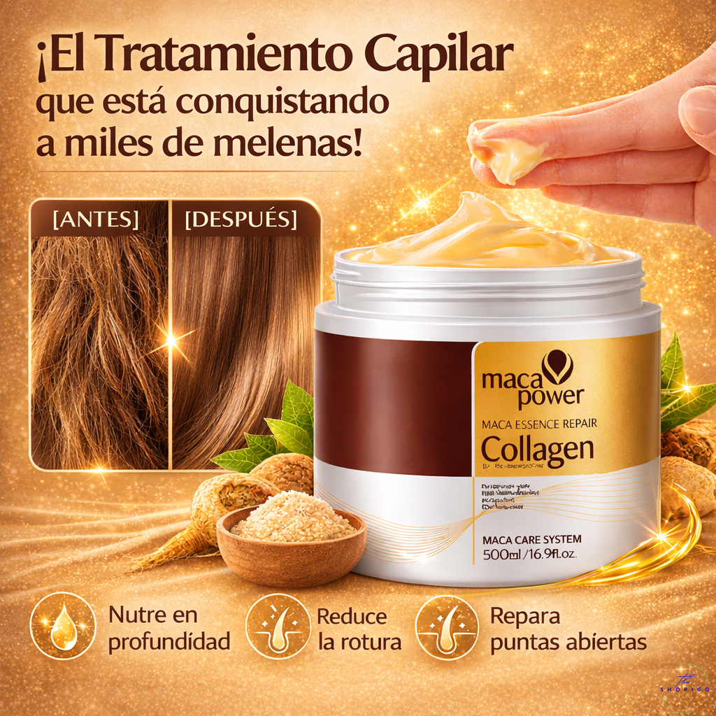 Mascarilla Reparadora Macapower 500ml – Fuerza & Brillo