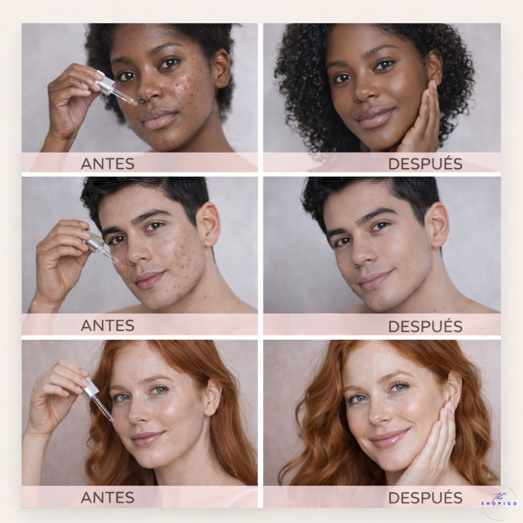 Sérum facial con nicotinamida 50ml | Día y Noche | INCLUYE Sérum Ojeras ¡Gratis!