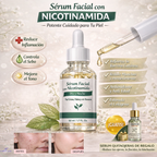 Sérum facial con nicotinamida 50ml | Día y Noche | INCLUYE Sérum Ojeras ¡Gratis!